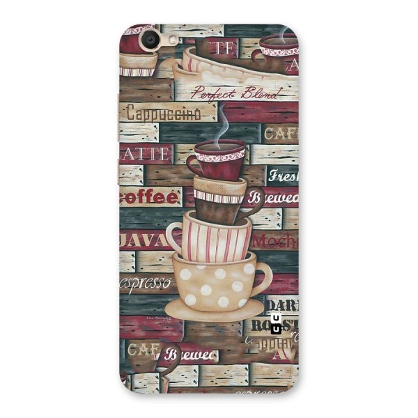 Cute Coffee Cups Back Case for Vivo V5