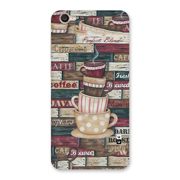 Cute Coffee Cups Back Case for Vivo Y55s