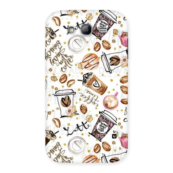 Cute Coffee Pattern Back Case for Galaxy Grand Neo Plus