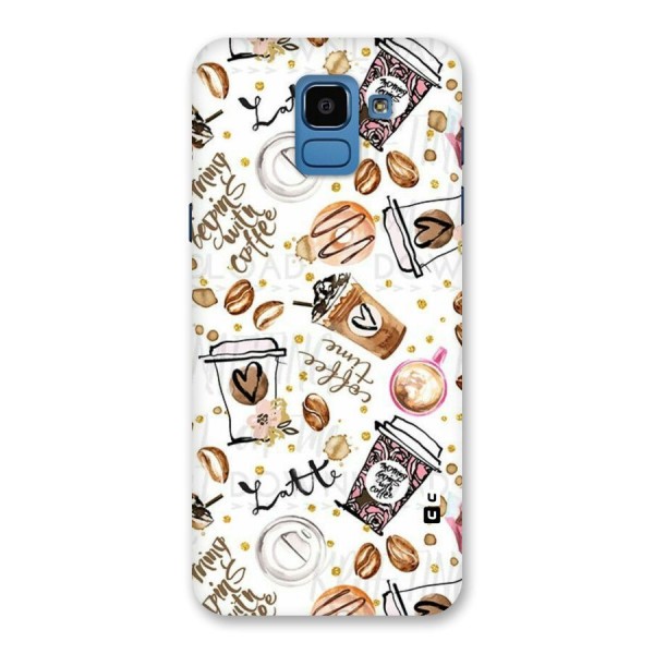 Cute Coffee Pattern Back Case for Galaxy On6