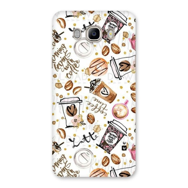 Cute Coffee Pattern Back Case for Galaxy On8