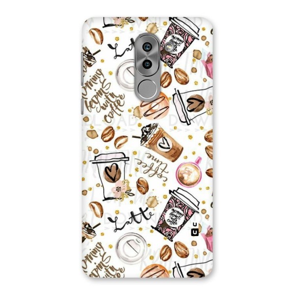 Cute Coffee Pattern Back Case for Honor 6X
