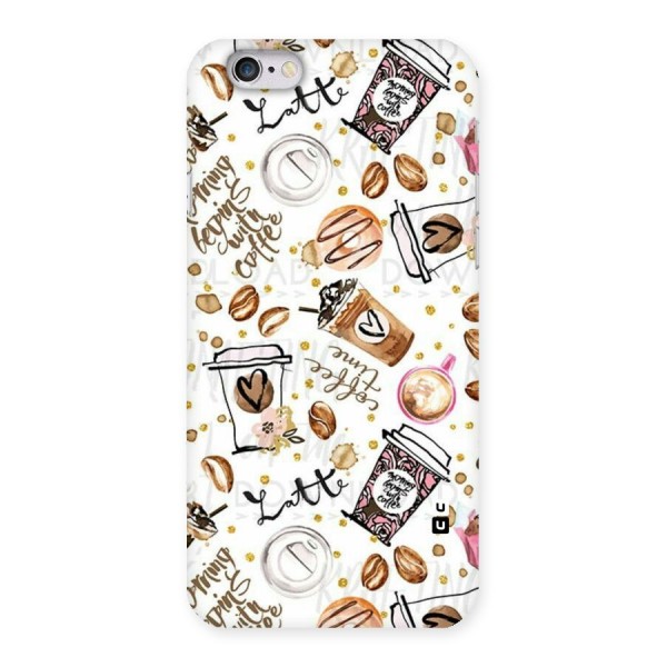 Cute Coffee Pattern Back Case for iPhone 6 6S