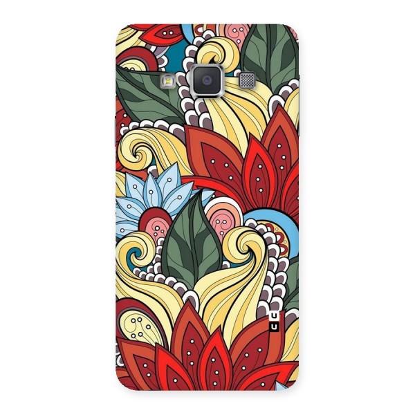 Cute Doodle Back Case for Galaxy A3