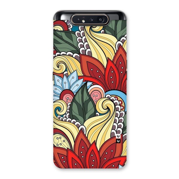 Cute Doodle Back Case for Galaxy A80