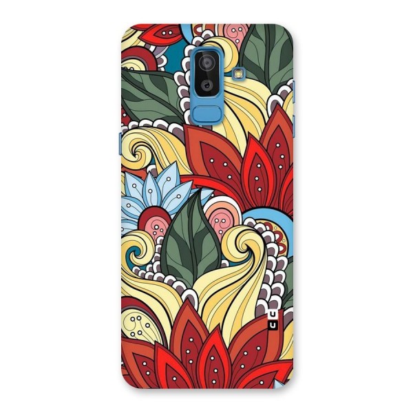 Cute Doodle Back Case for Galaxy On8 (2018)