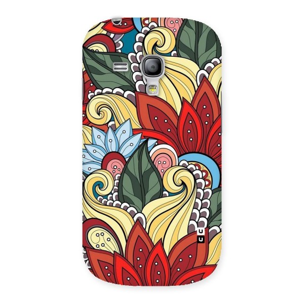 Cute Doodle Back Case for Galaxy S3 Mini