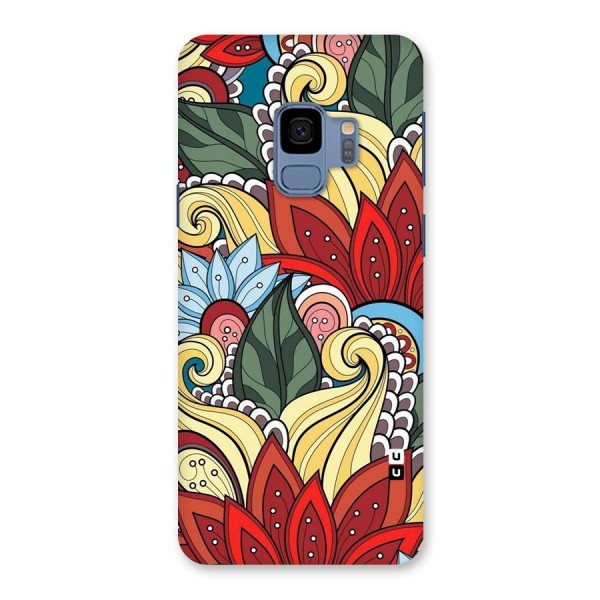 Cute Doodle Back Case for Galaxy S9