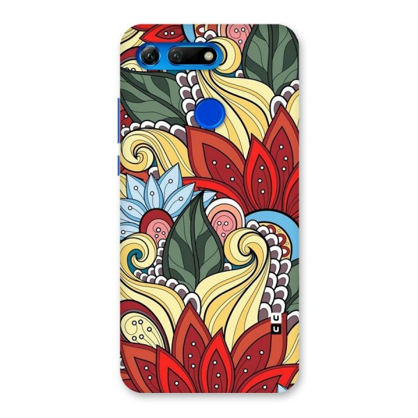 Cute Doodle Back Case for Honor View 20