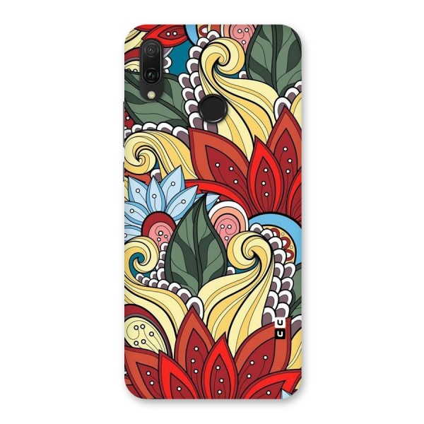Cute Doodle Back Case for Huawei Y9 (2019)