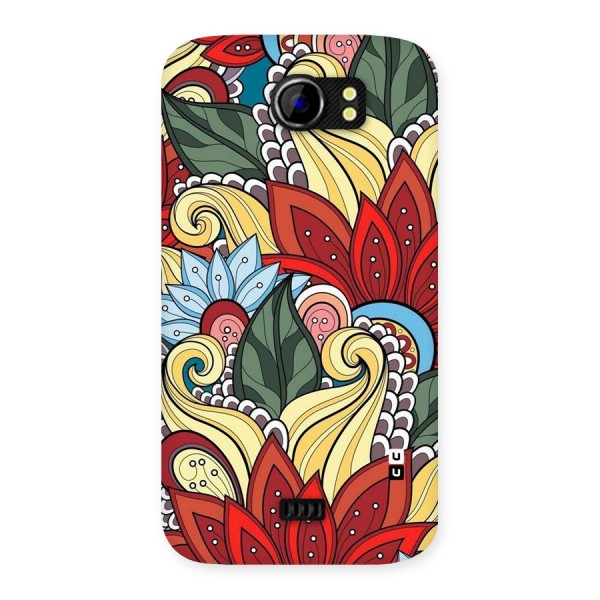 Cute Doodle Back Case for Micromax Canvas 2 A110