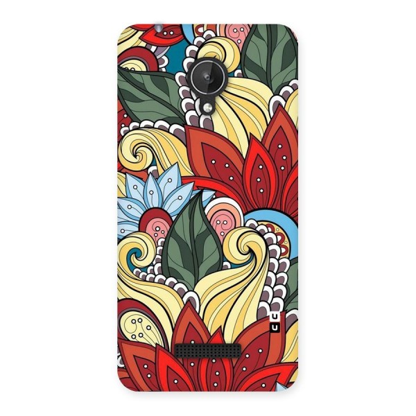 Cute Doodle Back Case for Micromax Canvas Spark Q380
