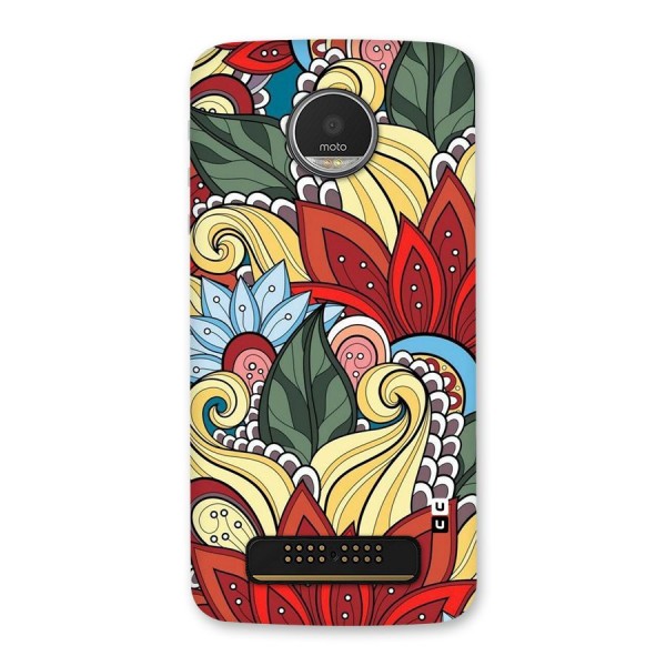 Cute Doodle Back Case for Moto Z Play