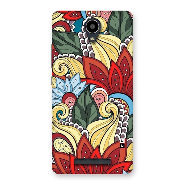 Cute Doodle Back Case for Redmi Note 2