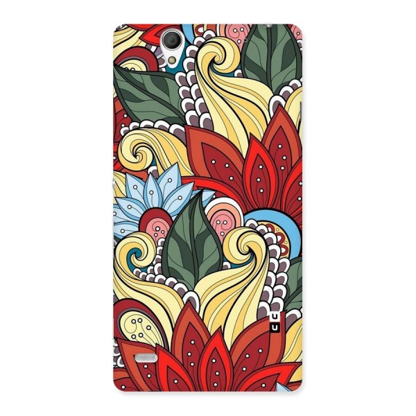 Cute Doodle Back Case for Sony Xperia C4
