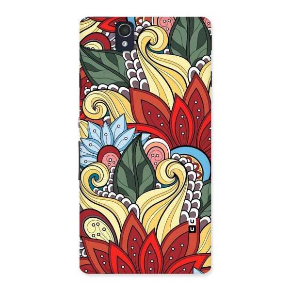 Cute Doodle Back Case for Sony Xperia Z