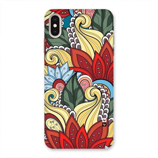 Cute Doodle Back Case for iPhone XS Max