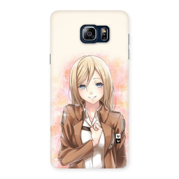 Cute Girl Art Back Case for Galaxy Note 5