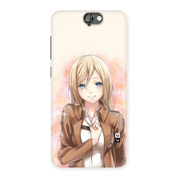 Cute Girl Art Back Case for HTC One A9
