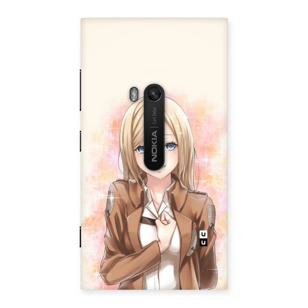 Cute Girl Art Back Case for Lumia 920