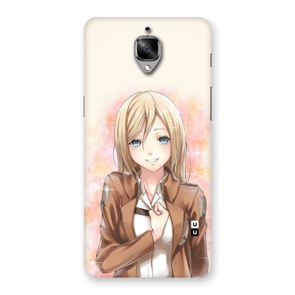 Cute Girl Art Back Case for OnePlus 3