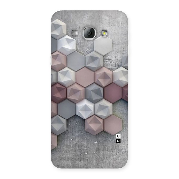 Cute Hexagonal Pattern Back Case for Galaxy A8