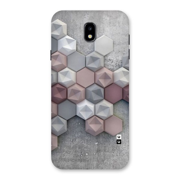 Cute Hexagonal Pattern Back Case for Galaxy J7 Pro
