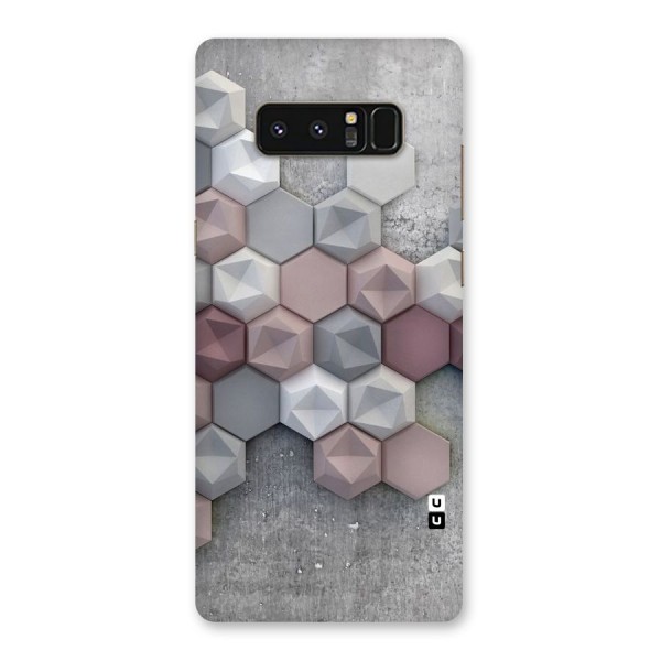 Cute Hexagonal Pattern Back Case for Galaxy Note 8