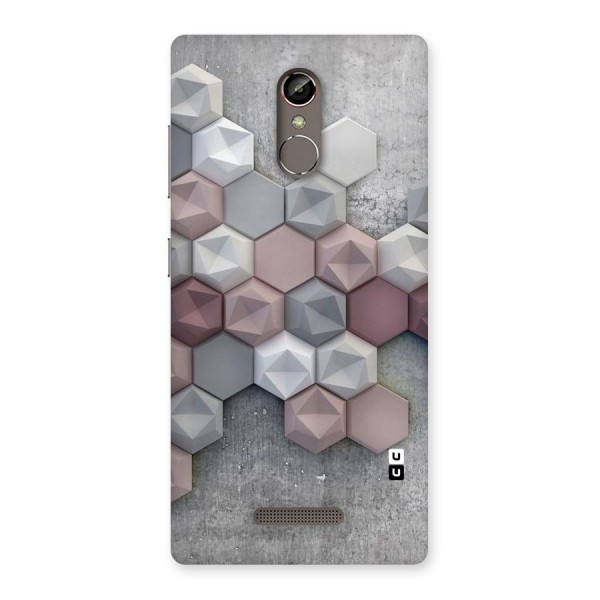 Cute Hexagonal Pattern Back Case for Gionee S6s