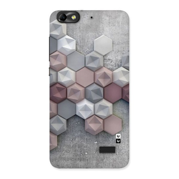 Cute Hexagonal Pattern Back Case for Honor 4C