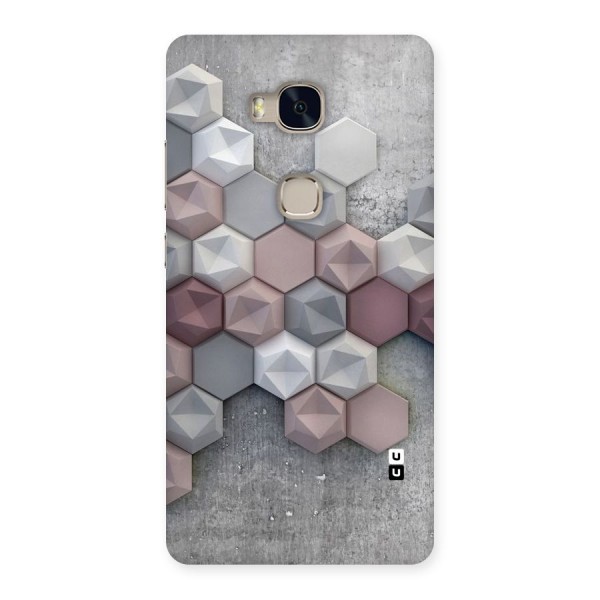 Cute Hexagonal Pattern Back Case for Huawei Honor 5X