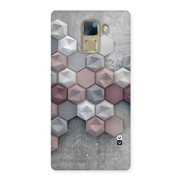 Cute Hexagonal Pattern Back Case for Huawei Honor 7