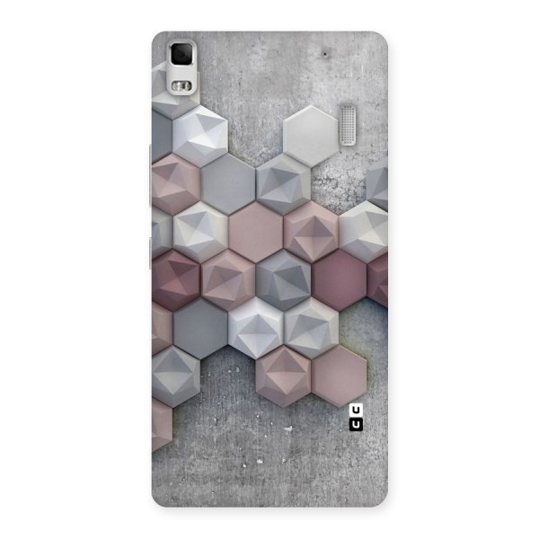 Cute Hexagonal Pattern Back Case for Lenovo A7000