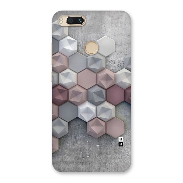 Cute Hexagonal Pattern Back Case for Mi A1