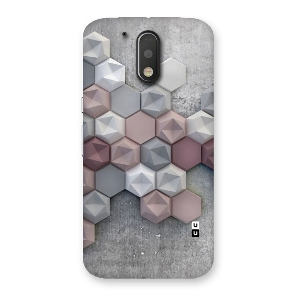Cute Hexagonal Pattern Back Case for Motorola Moto G4 Plus