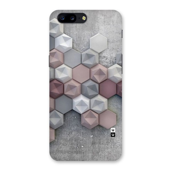 Cute Hexagonal Pattern Back Case for OnePlus 5
