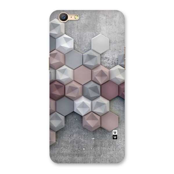 Cute Hexagonal Pattern Back Case for Oppo A57