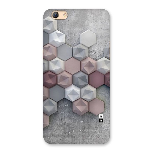 Cute Hexagonal Pattern Back Case for Oppo F3 Plus