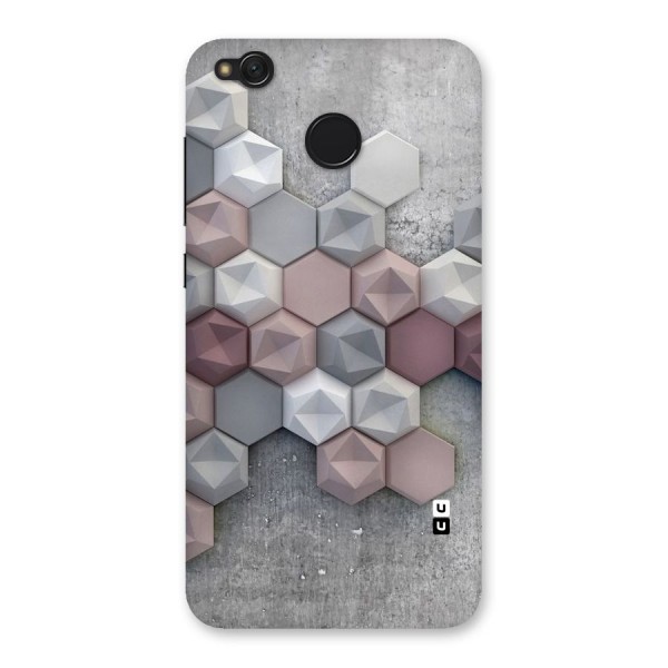 Cute Hexagonal Pattern Back Case for Redmi 4