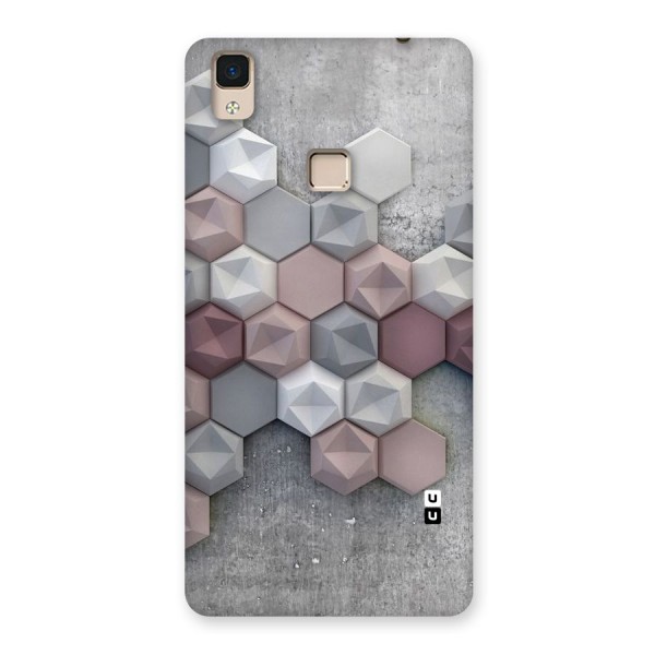 Cute Hexagonal Pattern Back Case for V3 Max