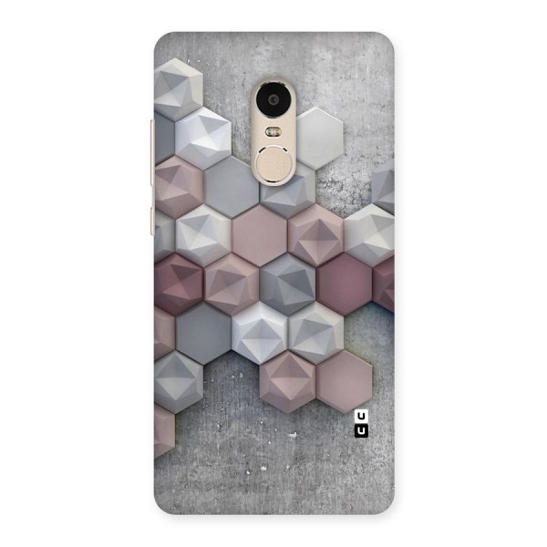 Cute Hexagonal Pattern Back Case for Xiaomi Redmi Note 4