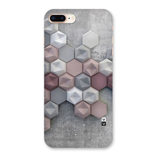 Cute Hexagonal Pattern Back Case for iPhone 8 Plus