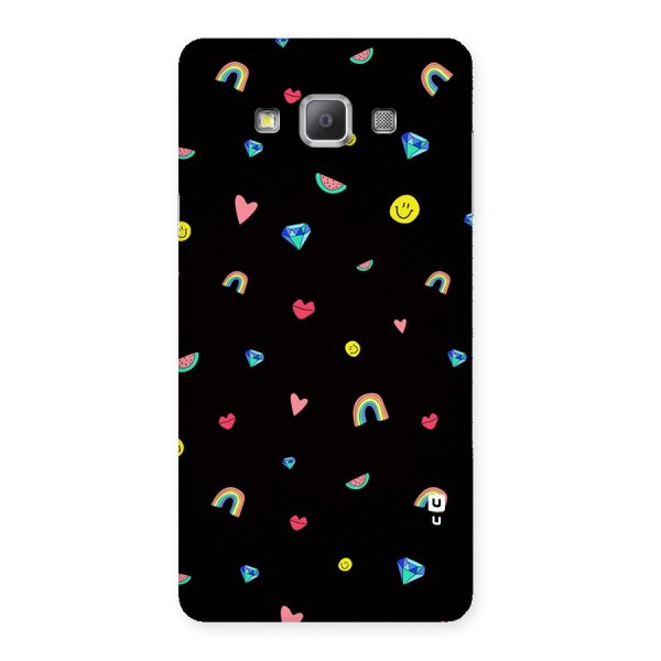 Cute Multicolor Shapes Back Case for Galaxy A7