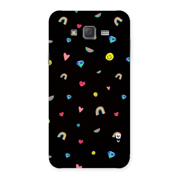 Cute Multicolor Shapes Back Case for Galaxy J7