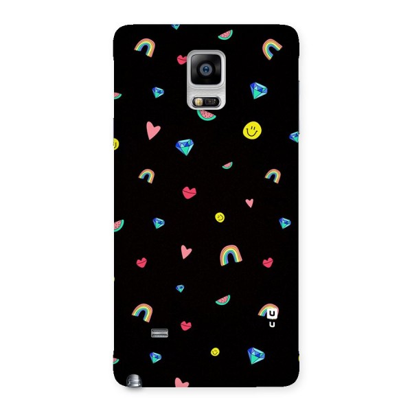 Cute Multicolor Shapes Back Case for Galaxy Note 4