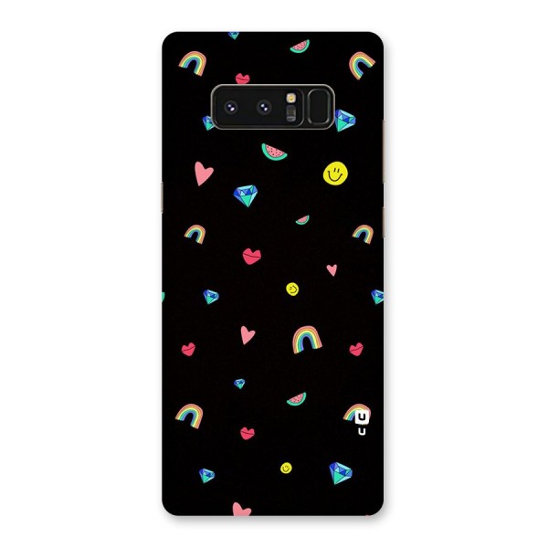 Cute Multicolor Shapes Back Case for Galaxy Note 8