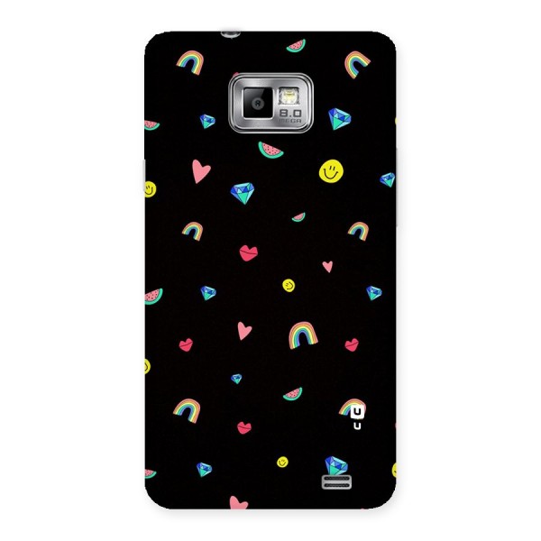 Cute Multicolor Shapes Back Case for Galaxy S2
