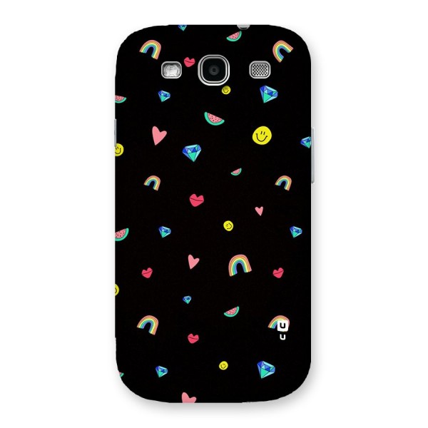 Cute Multicolor Shapes Back Case for Galaxy S3