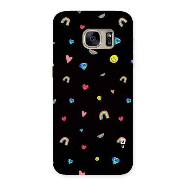 Cute Multicolor Shapes Back Case for Galaxy S7