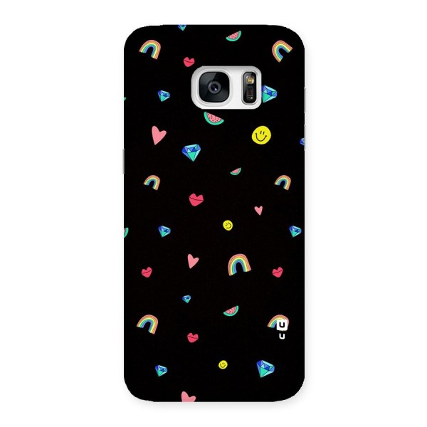 Cute Multicolor Shapes Back Case for Galaxy S7 Edge
